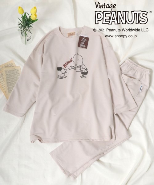 salong hameu(salong hameu)/【Salong hameu】PEANUTS◆スヌーピー 長袖スウェット×イージーパンツ セットアップ/柄6