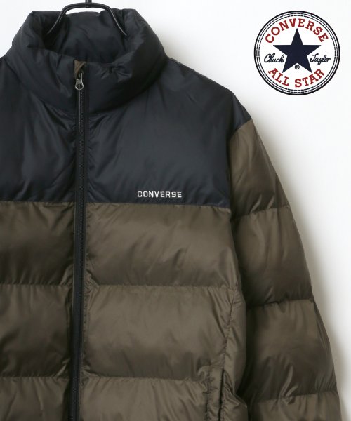 LAZAR(ラザル)/【Lazar】CONVERSE/コンバース FIBER DOWN JACKET/ファイバーダウンジャケット/カーキ