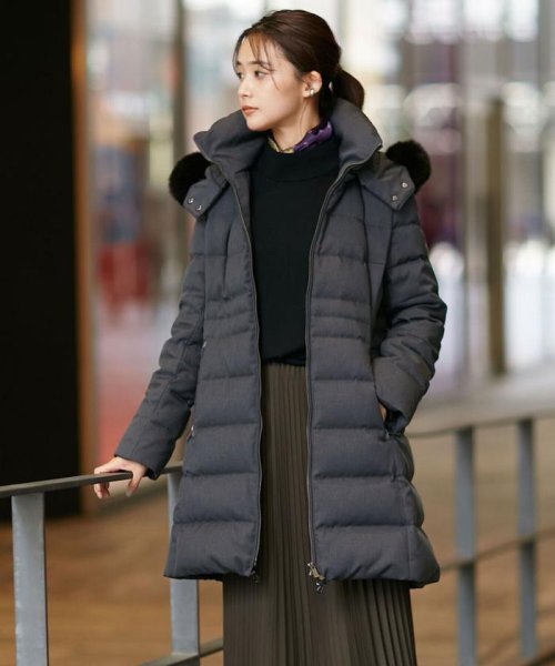 西川ダウン R サージロングダウン ナノ ユニバース Nano Universe Magaseek