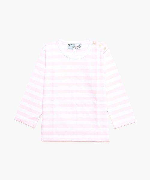 J008 L Ts ベビー ボーダーtシャツ アニエスベー ベビー Agnes B Baby Magaseek
