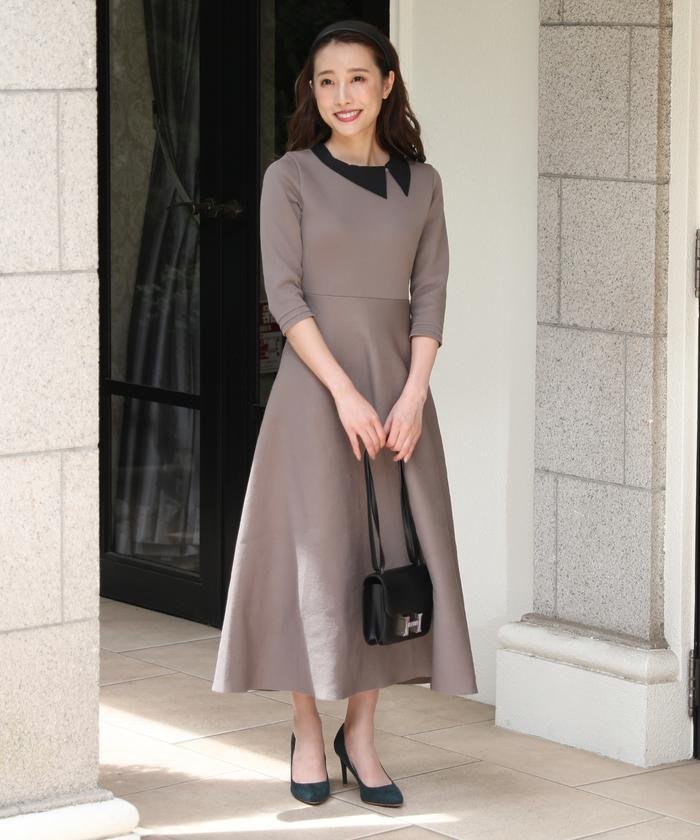 大きいサイズ 今どきレディニットワンピース M Maglie Le Cassetto 冨張愛 エフデ Ef De Magaseek