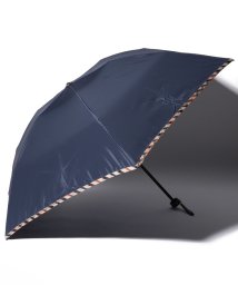 DAKS(ダックス)/DAKS（ダックス）折りたたみ傘　”ハウスチェック　グログラン”/ネイビーブルー