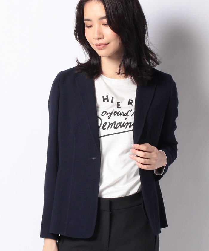 ブランドのギフト Veste B Cu32 Agnes B レディースファッションブランドagnes レザーカーディガンプレッション 通勤 大人 可愛い ブラック カーディガン ボレロ Www Solidarite Numerique Fr