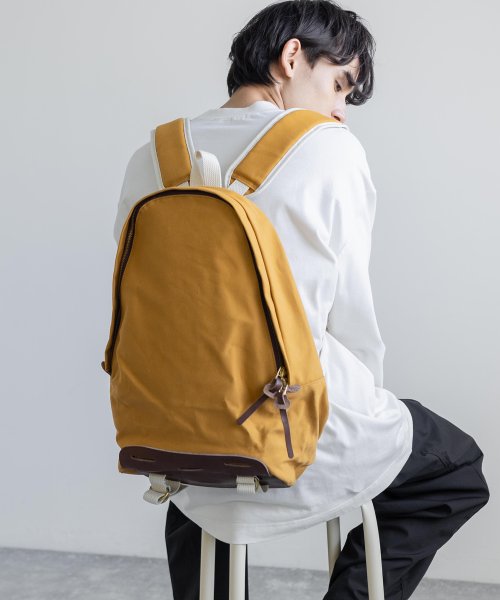 バックパック リュック デイパック メンズ レディース 日本製 パラフィンキャンバス 栃木レザー 防水 撥水 本革 通勤通学 カジュアル アウトドア ギフト 国 ロッキーモンロー Rocky Monroe Magaseek