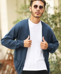 JIGGYS SHOP/コットンカラーニットカーディガン / カーディガン メンズ cardigan ニットカーディガン コットンカーデ 長袖 オフィス ビジネス カジュアル 冷房対策/504279375