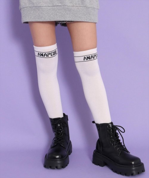 セール ロゴニーハイソックス アナップガール Anap Girl Magaseek