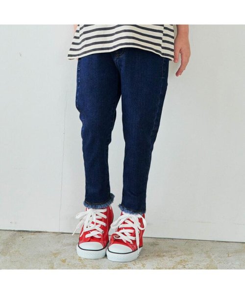 セール フリンジデニムスキニーパンツ 9分丈 ブリーズ Breeze Magaseek