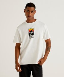 BENETTON (mens)(ベネトン（メンズ）)/プリント半袖Tシャツ・カットソー/オフホワイト