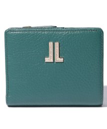 LANVIN COLLECTION(BAG)(ランバンコレクション（バッグ）)/二つ折りコンパクト財布【ラブレーパース】/グリーン