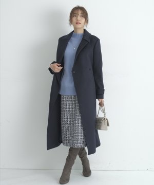 JUSGLITTY ジャスグリッティー ステッチロングコート コート 