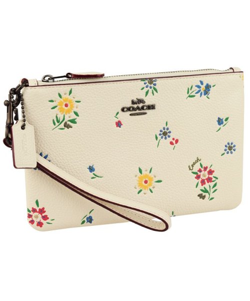 COACH(コーチ)/【Coach(コーチ)】Coach コーチ SMALL WRISTLET WILDFLOWER/チョーク