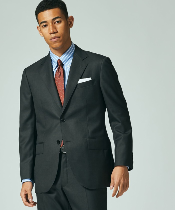 タグ付き新品上下セットORIHICA THE 3rd SUITS シャークスキン Essential Clothing】シャークスキン スーツ / 総裏(504282800