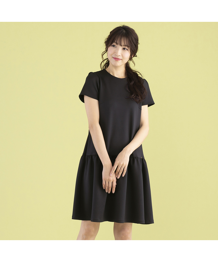 RoseTiara with M-StyleLuxe フリル切替ワンピース