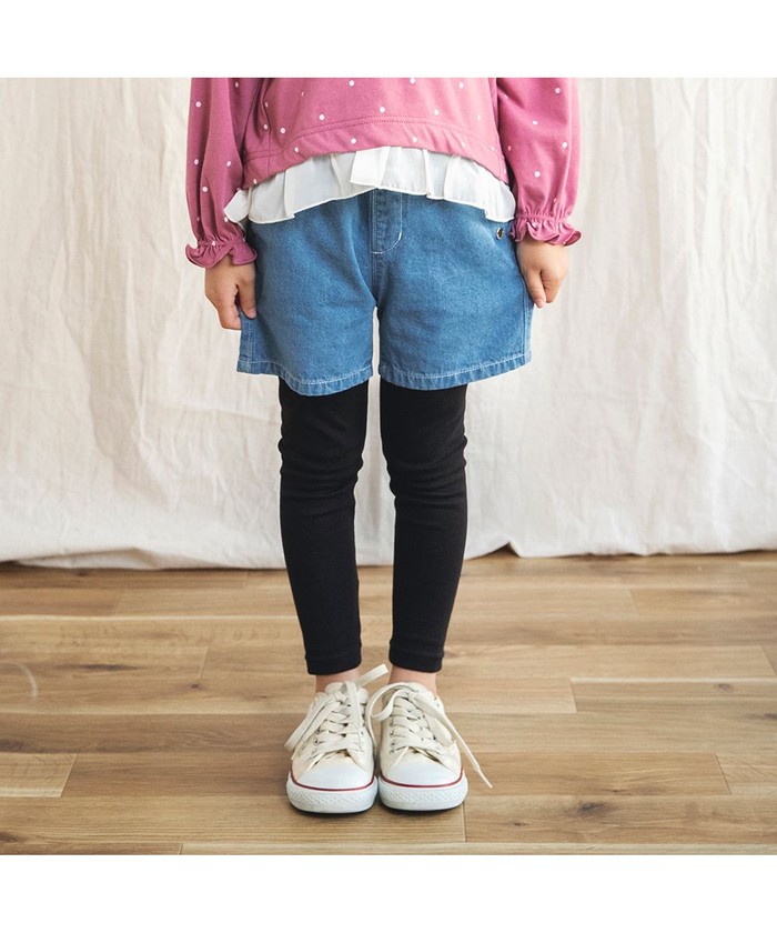 セール】ポケットスカラップデニムショートパンツ(504283097