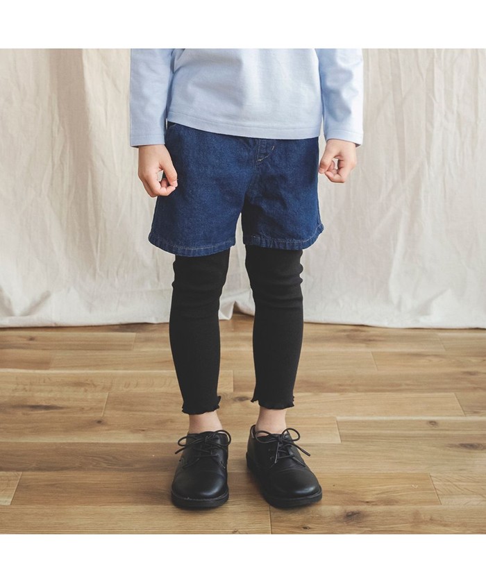 セール】ポケットスカラップデニムショートパンツ(504283097