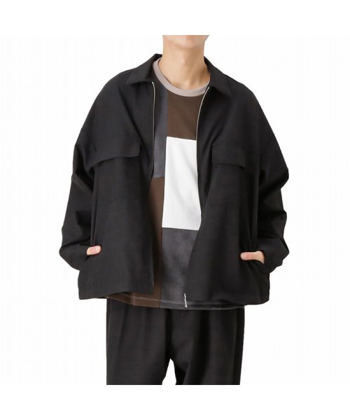 MAC HOUSE(men)(マックハウス（メンズ）)/URBAN COLLECTION アーバンコレクション TRワーカージャケット 295－61964/ブラック