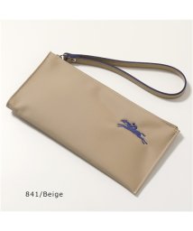 Longchamp(ロンシャン)/【Longchamp(ロンシャン)】2540 619  Le Pliage Club ル プリアージュ クラブ ポーチ ポシェット ナイロン レザー アイコンモ/ベージュ