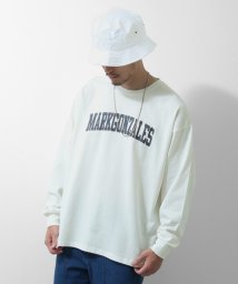 ZIP FIVE(ジップファイブ)/【mg－1330】MARK GONZALES/カレッジロゴプリントロンT/ホワイト