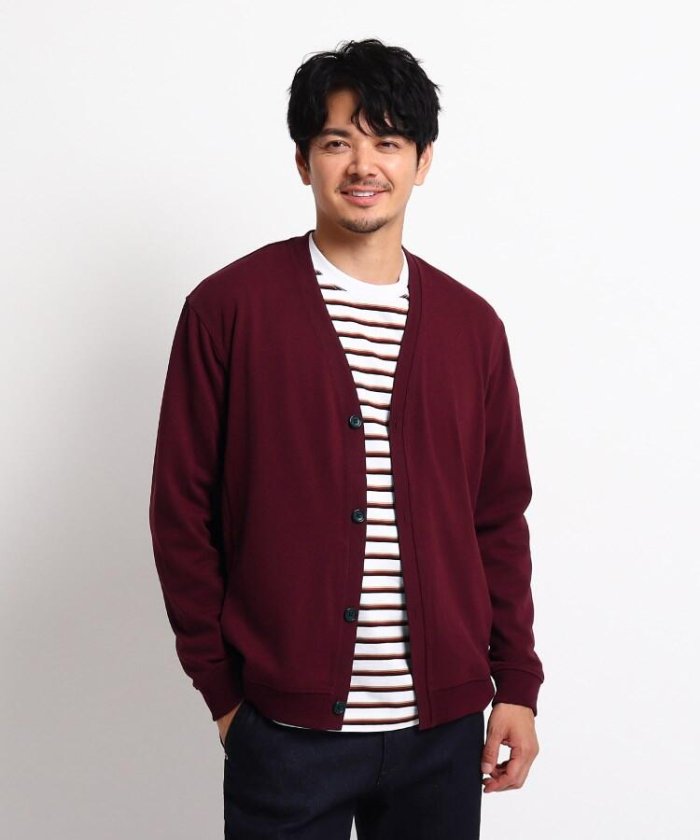 日本オーダー メンズ ダークブラウン 043 タケオキクチ ジャージ カーディガン カルゼ セール開催中 Takeo 30 Off Nmizi2594 Vネック Kikuchi 02 M お得な送料無料 Zoomania Mu