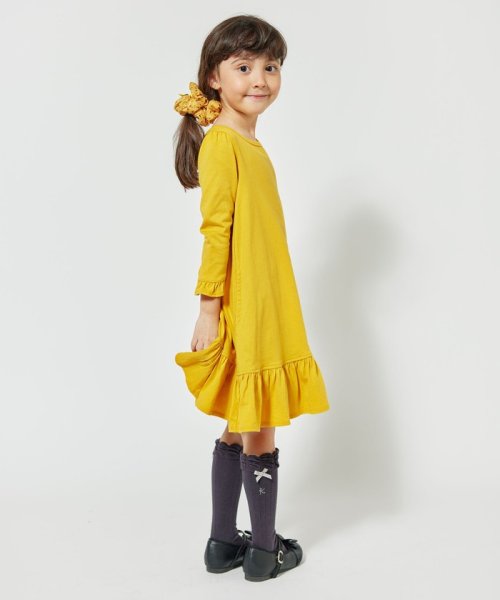 セール 150 160cm シュシュ付きフリル Colorワンピース 組曲kids Kumikyoku Kids Magaseek