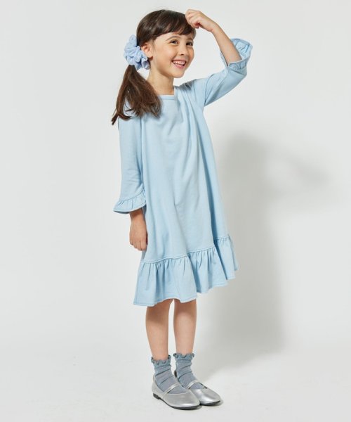 セール 150 160cm シュシュ付きフリル Colorワンピース 組曲kids Kumikyoku Kids Magaseek