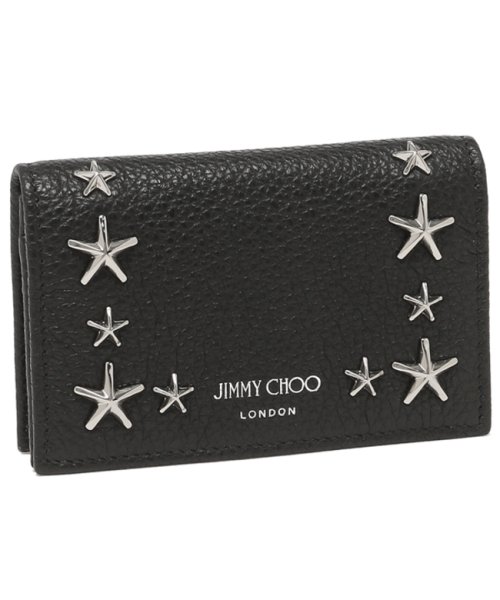 JIMMY CHOO(ジミーチュウ)/ジミーチュウ カードケース ネッロ ブラック メンズ レディース JIMMY CHOO NELLOUUF 14503793/その他