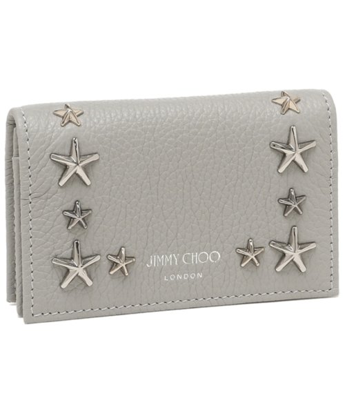 JIMMY CHOO(ジミーチュウ)/ジミーチュウ カードケース ネッロ グレー メンズ レディース JIMMY CHOO NELLOUUF 14503794/その他