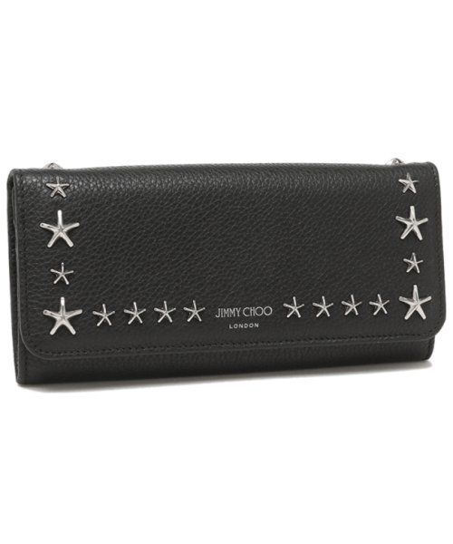 セール ジミーチュウ 長財布 ニノ ブラック メンズ レディース Jimmy Choo Ninouuf ジミーチュウ Jimmy Choo Magaseek