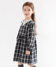 子供服Bee/襟付きチェック柄ワンピース/504287380