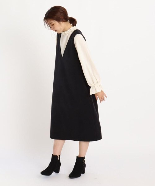 セール 時短コーデ S L フェミニンドッキングワンピース グローブ Grove Magaseek