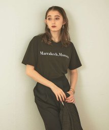 Rouge vif la cle(ルージュヴィフラクレ)/【FLAVOR TEE】 MARRAKECH Tシャツ/ブラック