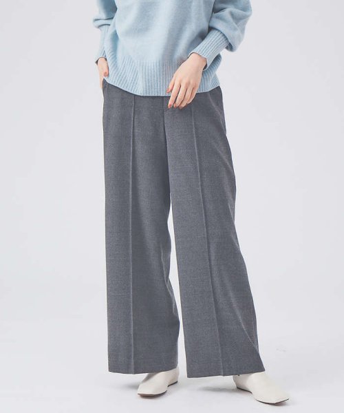 セール ハイウエストストレートワイドパンツ Qualite Qualite Magaseek