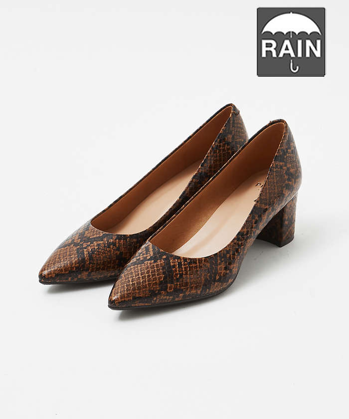 AuBANNISTER 【生活防水】チャンキーヒールパンプス その他 35 AuBANNISTER 【生活防水】チャンキーヒールパンプス その他 35