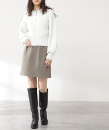 N Natural Beauty Basic(エヌナチュラルビューティベーシック)/ウォームタッチミニスカート《S Size Line》/カーキ