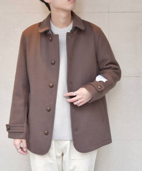 セール Ships Any 撥水 ストレッチ フューチャーメルトン シングル Pコート 21fw シップス エニィ メンズ Ships Any Mens Magaseek
