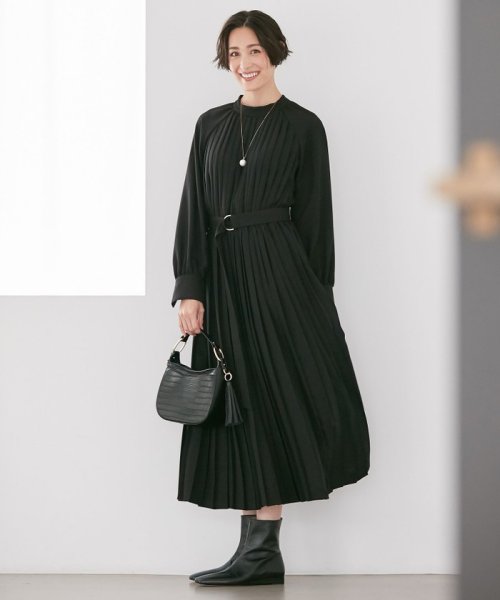 Sサイズ有 プリーツジョーゼットワンピース 自由区 Jiyu Ku Magaseek