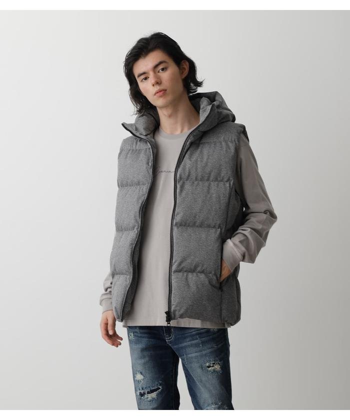 通販専用モデル メンズ アズールバイマウジー Azul Vest Tgry Stretch Qyvqe Padding Owen Moussy M By 半額通販 New 7cascades Com