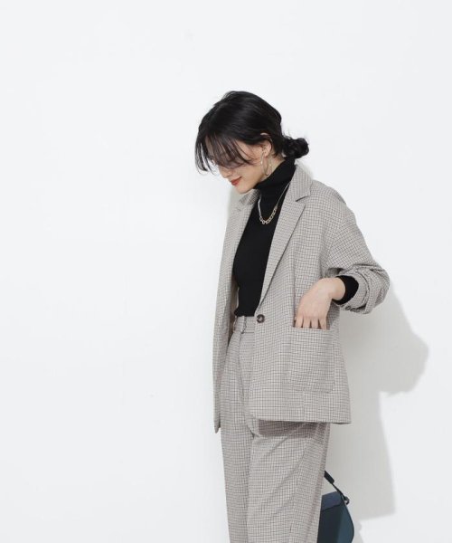 セール チェックジャケット ナチュラルビューティーベーシック Natural Beauty Basic Magaseek セール チェックジャケット ナチュラルビューティーベーシック Natural Beauty Basic Magaseek