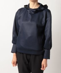 LANVIN SPORT(ランバン スポール)/フード付きストレッチポンチカットソー【UV/吸汗】【アウトレット】/ネイビー