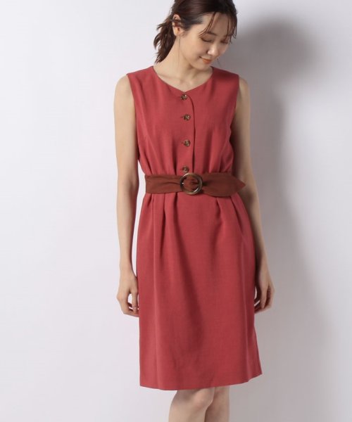 セール デビュー ド フィオレ Debut De Fiore フロント釦タイトワンピース Magaseek