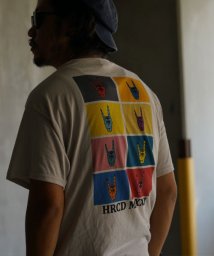 marukawa shonan(marukawa shonan)/Back Printed T－shirt/バック プリント Tシャツ/コットン100％/HRCD エイチアールシーディー/ライトグレー