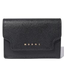 MARNI(マルニ)/【MARNI】マル二 三つ折り財布 PFMOW02U07 LV520 TRIFOLD YEN WALLET/ブラック