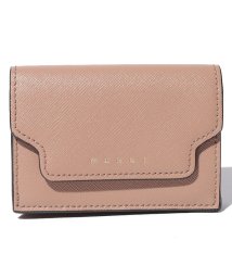 MARNI(マルニ)/【MARNI】マル二 三つ折り財布 PFMOW02U07 LV520 TRIFOLD YEN WALLET/ピンクベージュ