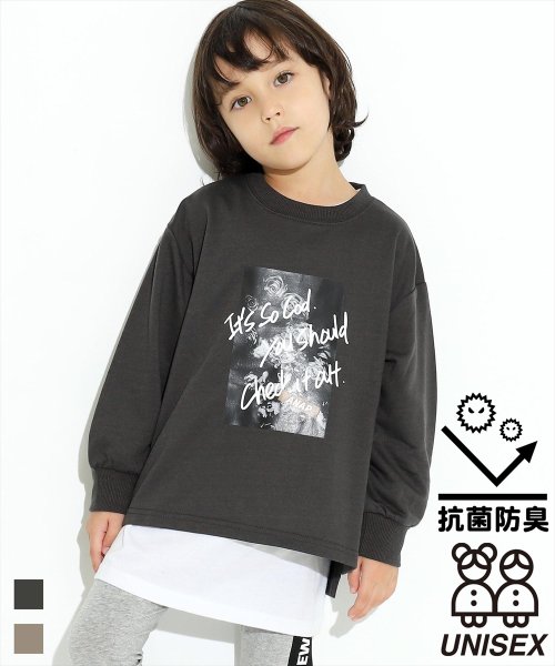 セール フォトプリントミニ裏毛トレーナー アナップキッズ Anap Kids Magaseek
