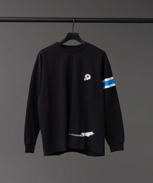 ABAHOUSE(ABAHOUSE)/【NFL】MYSELF ABAHOUSE 別注 チーム ロゴ ロングスリーブ T/ブラック系その他1