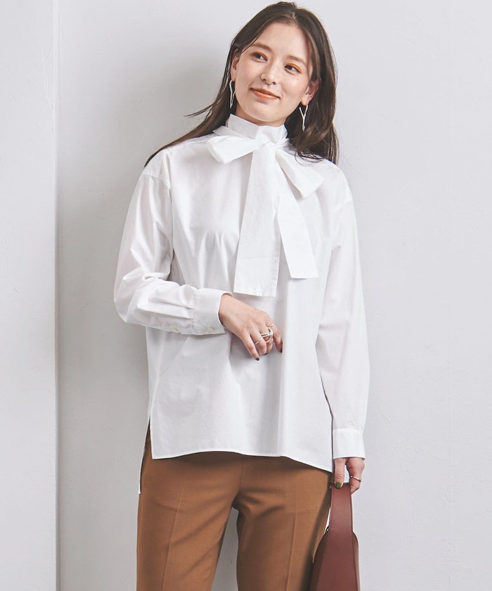 UNITED ARROWS＞C リボン ボウタイ ブラウス W(504275995 ...