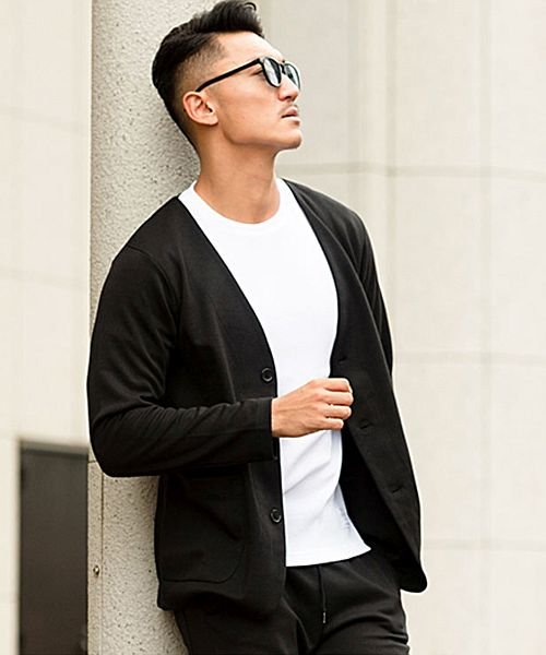 セール Vicci カットノーカラージャケットセットアップ フルレングスパンツ メンズ テーラードジャケット ノーカラージャケット 秋冬 ストレッチ カジュアル 細身 ビッチ Vicci Magaseek
