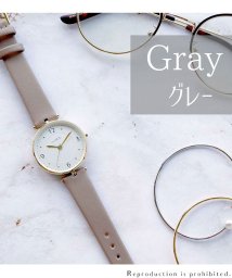 nattito(ナティート)/【メーカー直営店】腕時計 レディース 本革 シンプル マーサ フィールドワーク GY032/グレー