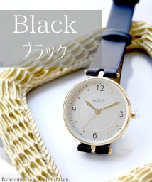 nattito(ナティート)/【メーカー直営店】腕時計 レディース 本革 シンプル マーサ フィールドワーク GY032/ブラック