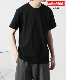 United Athle(ユナイテッドアスレ)/【UNITED ATHLE/ ユナイテッド アスレ】7.1オンス スーパー ヘビーウェイト ビックサイズ Tシャツ 半袖 無地 厚手 ゆったり 4252/ブラック 